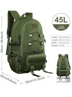 Mochila de viaje para ordenador portátil, 45 L, mochila duradera, apta para computadora de 17,3 pulgadas, mochilas de negocios para mujeres y hombres - details 2