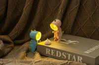 Lámpara De Noche Dinosaurio Mini LED Con Luz De Mesa Para Dormitorio Juguete Decorativo Para Niños Incluye Pilas Magnético Plegable - details 30
