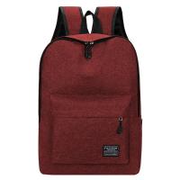Mochila Minimalista De Moda Versátil De Gran Capacidad Para Viajes Y Computadora Mochila Unisex Lavable Negro/Gris/Azul/Rojo - details 4