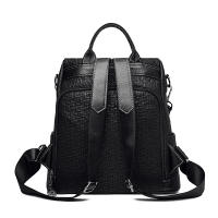 Mochila antirobo de cuero para Mujer, bolsos escolares de gran capacidad, bolsos de viaje, diseñador de lujo, fashion - details 2