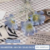 1PC Flor De Seda Artificial Camomila Daisy Para Decoración De Hogar Fiesta Boda Habitación Uflower Estilo Rama De Flores - details 14