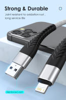 Cable USB De Carga Rápida Para iPhone 14 13 12 11 pro Max X XR 6 7 8 plus SE Apple iPad Compatible Con Nephy 3A Corriente Malla 3m - details 5