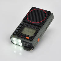 Radio Portátil HRD-787 AM/FM/SW/WB Con Bluetooth MP3 Y Entrada TF Luz De Lámpara Alarma SOS Batería Recargable De Plástico - details 6