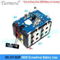 Turmera Caja De Batería Para Destornillador 18V 21V Soporte De Batería 18650 5X 10X 15X 20X Con BMS 50A Máx.100A Para Reparación De Taladro Eléctrico - details 27