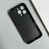 Funda De Teléfono De Silicona Negra Mate Para iPhone 16 pro Max Y 16 plus Protección De Lente Cubiertas Completas Antiglosas Y Anti- Huellas - details 5