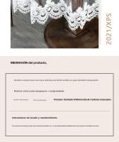 Mantel De Lámina Transparente De Encaje Bordado PVC Para Mesa Redonda Hogar Resistente Al Agua Y Aceite Estilo Europeo - details 2