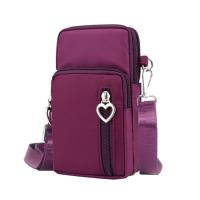 Bolso De Hombro Para Mujer Moda Diagonal Cruzada Con Cierre De Cremallera Bolsa De Pecho Deportiva Vertical Monedero Nylon - details 7