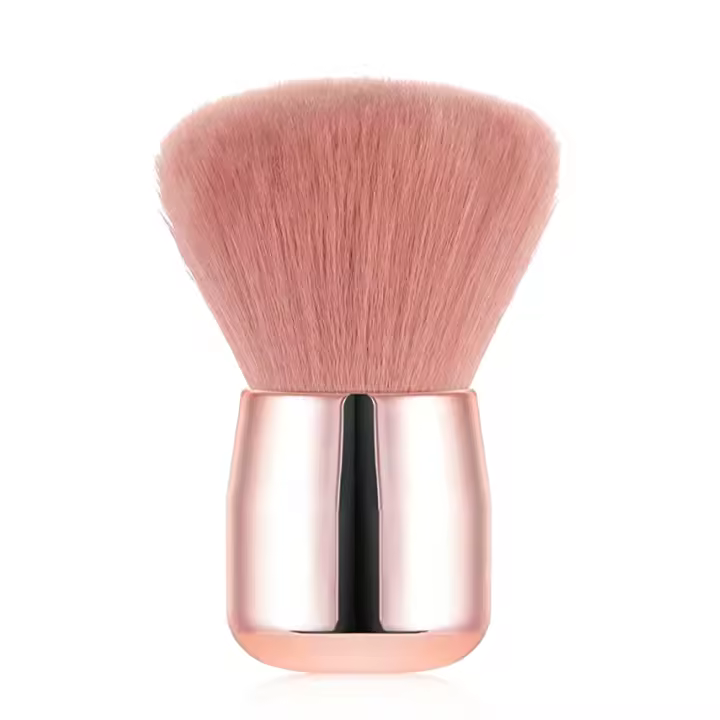 Beauty & Fashion Cepillo Removedor de Polvo de Uñas, Cepillo Limpiador de Polvo Para Arte de Uñas, Cepillo Limpiador de Polvo Suave para Maquillaje,  Pincel Cosmético para Base, Colorete, Plumero para Arte de Uñas, Herramientas de Maquillaje (Oro Rosa) - 1