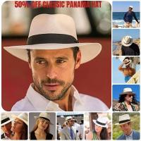 Sombrero De Paja Transpirable Para Hombres Y Mujeres Protección Solar Y UV Moda Y Protección Casual Unisex Polyester - details 7