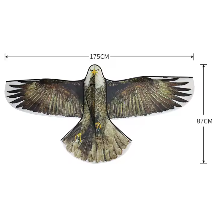 Eagle Kite Reel De Manejo Para Vuelo De Grandes Lanchas Aireales Accesorio Profesional Para Niños Y Adultos Juguete De Juego Al Aire Libre Forma Animal Polyester - 1