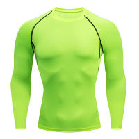 Camiseta De Manga Larga Para Hombre Fitness Running Gym Primavera Otoño Deporte Exterior Tops Poliéster Secado Rápido Cuello Redondo - details 6