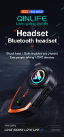 Y80 2X Intercomunicador De Casco De Motocicleta Bluetooth V5.3 Manos Libres Reducción De Ruido Impermeable 1000M Interfono Con Headset Inalámbrico - details 0