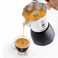 Bialetti - Brikka, la única cafetera capaz de hacer un Espresso Cremoso, 4 tazas (170 ml), Aluminio y Negro - Cafetera Italian de Alta Calidad - details 0