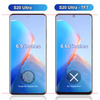 Pantalla LCD Para Samsung S20 Ultra 5G G988 G988B SM-G988U Con Marco Reemplazo De Pantalla Y Digitizador Táctil Resolución De 1440x2960 Material TFT - details 4