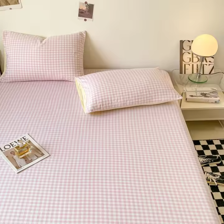 Sábana Suave Y Cómoda De Red Para Cama 1PC Sin Fundas De Almohada Adecuada Para Dormitorios Y Habitaciones De Invitados - 1