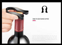 Abrepuertas De Acero Inoxidable Clásico Y Práctico Mueve La Mano Portátil Eliminador De Tacos De Vino Gadgets De Cocina - details 16