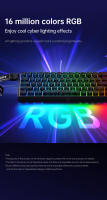MCHOSE ACE68 Teclado Mecánico Con Cable Para Gaming Tasa De Muestreo De 128K RapidTrigg 8000Hz SOCD/Rs 0.125ms 68 Teclas Magnético - details 19
