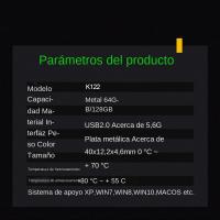 KODAK 2.0 USB Stick De Memoria 128GB 64GB 32GB Pen Drive Para Micro PC Metal USB 2.0 Memoria Stick - details 9