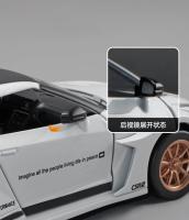 Coche De Juguete Nissan GTR CSR2 Skyline Ares a Escala 1:24 Metálico Con Retroceso Para Colección Modelos De Simulación Alta Para Niños - details 7