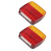 Luz De Señal Trasera 12V Con 26 LED Indicador De Faro Trasero Para Coche Luz De Placa Número Luz De Freno Retrovisor Trailer Camión Caravana - details 8