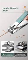 Juego Profesional De Tijeras Para Uñas De Acero Inoxidable Herramienta De Manicura Y Pedicura Portátil Para Cuidado De Uñas Y Tendones - details 4