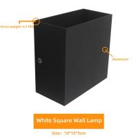 4 piezas, Lámpara LED de pared para interiores, iluminación moderna de aluminio para sala de estar, dormitorio y baño, 6W - details 3