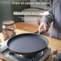 Sartén De Hierro Fundido 26cm No Apariados Antideslizantes Para Huevos Tortitas De Harina Carne a La Parrilla En Estufa Y Inducción Cocina - details 8