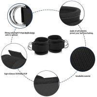 1/2/4Pcs Cordones Ajustables Para Pierna Doble Anillo De Doble Anillo Soporte De Entrenamiento De Musculos Glúteos Y Pierna Para Gimnasio Y Deportes - details 2