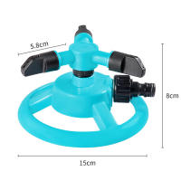 Riega Jardín Automático 360 ° Rotativo 3-Armas Herramienta De Riego Para Césped Y Jardín Sprinkler VORTEX De Marca Pengliu - details 7