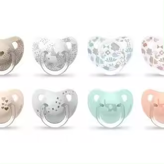 Suavinex Chupete Clásico Tetina Anatómica Silicona 6-18 M 2 uds - 1