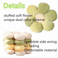 Cojín De Peluche De 35CM Con Flores Coloridas Juguete De Plantas Para Niñas Decoración De Hogar Regalo Para Bebés Estilo Rose/Serie De Flores - details 1