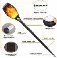 Luces LED de antorcha Solar para exteriores, luces impermeables alimentadas por energía Solar para jardín, Patio, luz de llama Solar, luces de Halloween - details 4