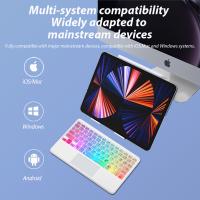 Teclado Retroiluminado Y Ratón Inalámbricos Con Touchpad Recargables Ultrafinos Para Tabletas Apple Huawei Samsung Xiaomi TECLADO - details 9