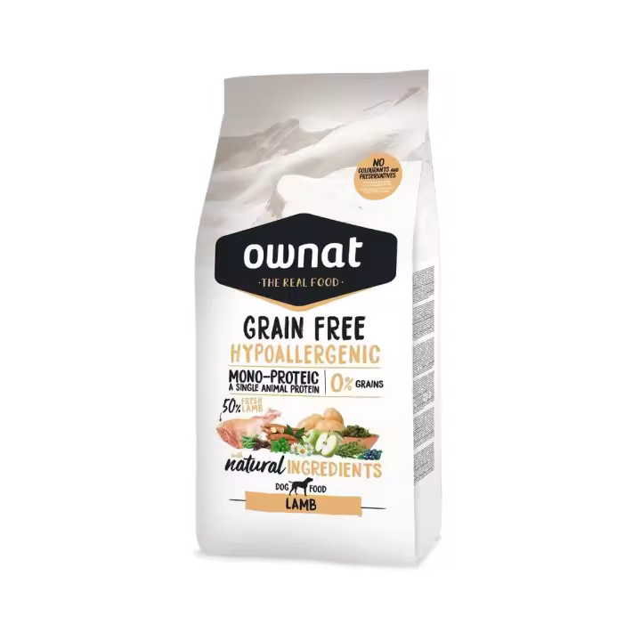Ownat Hypoallergenic Grain Free Lamb Pienso para Perros - 1