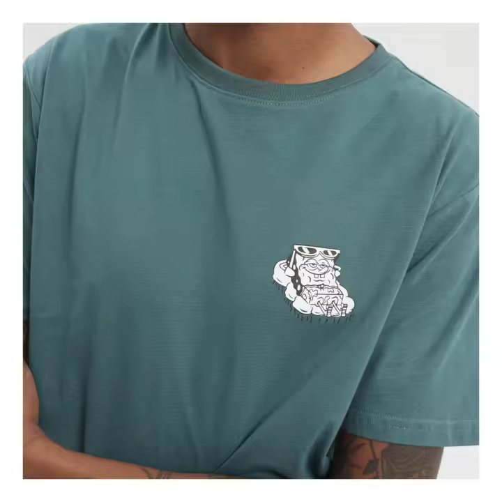 Camiseta Hydroponic Bob Esponja Pool Teal Green - 1