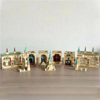 Castillo De Batalla MOC Bloques De Construcción Weasleys Modelo De Wizard Para Niños 730 Piezas Regalo De Cumpleaños Y Navidad - details 4