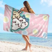 Toalla De Playa Microfibra Chiikawa Cute Absorbente Rápida Secado Suave Yoga Natación Resort Montañismo Tamaño 30x60 Cm 50x100 Cm - details 22