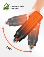 FEIJIAN Termo Deportivo De Doble Capa 600ml Acero Inoxidable 18/10 Chorro Directo a Prueba De Fugas Tumbler Aislado Personalizable - details 8