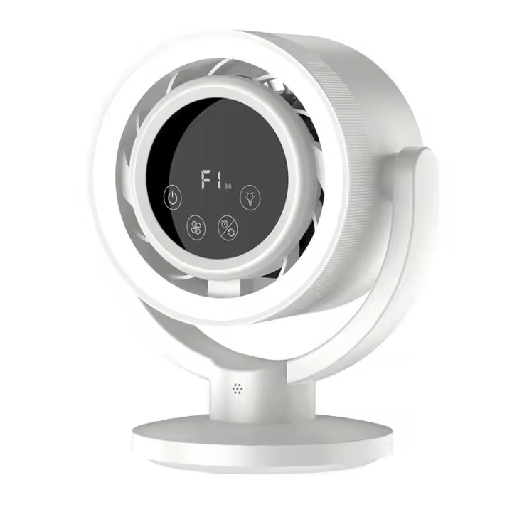 Portátil al aire libre ventilador de techo para el hogar dormitorio escritorio mini ventilador con cabeza móvil, carga USB, ventiladores de mesa - 1