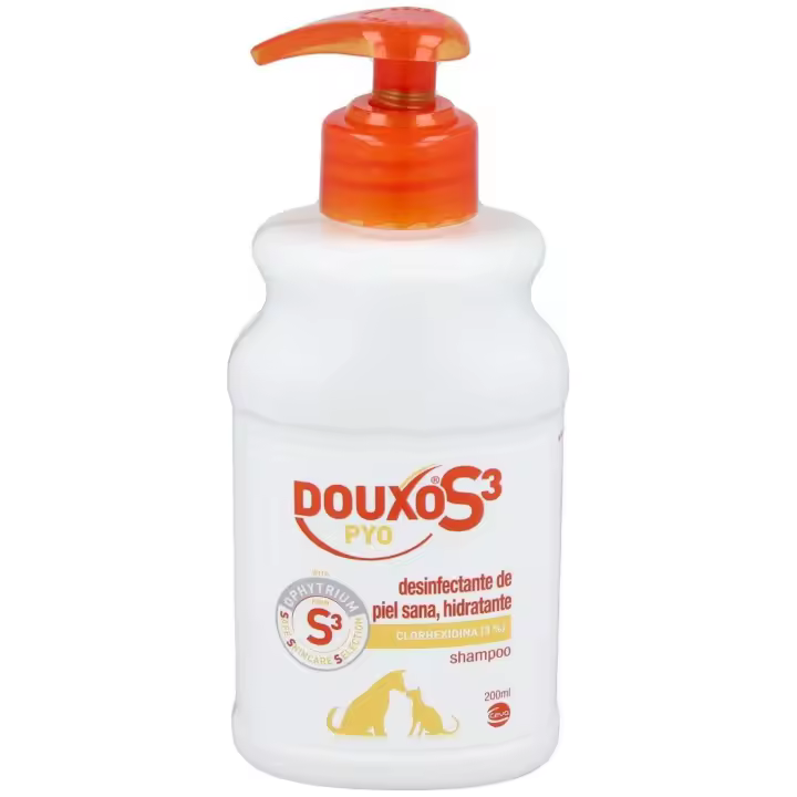 Douxo S3 Pyo Champú Dermatologico Para Perros Y Gatos, 200 Ml - 1