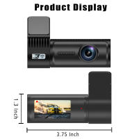 Cámara De Coche 4K 2160P Mini DVR Con Doble Lente Soporte WIFI GPS Registros De Video Negro Bocina Visión Nocturna Dashcam - details 10