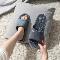 Mocasines De Masaje De Color Sólida Para Mujer Antideslizante Con Punta Abierta Sandalias Suaves Para Interior Estilo De Verano - details 2