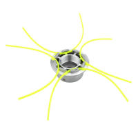 Cabeza De Trimmer De Hierba Universal De Aluminio Con 4 Líneas Cabezal De Cortacésped De Nylon Para Motosierra Plata - details 2