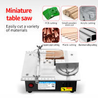 Sierra de Mesa Mini Eléctrica 63mm, Herramienta Portátil para Corte DIY Madera/PCB, Ideal Modelos Caseros y Torno, Segura y Precisa - details 4