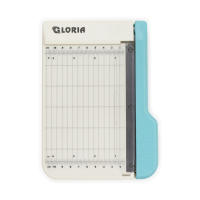 10444-20 Cortador de papel manual portátil - Cizalla de palanca pequeña– Guillotina Manual de plástico resistente con palanca, compacta y ligera – Ideal para Oficina, Escuela, Papelería o Uso Doméstico - details 0