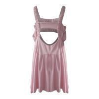 Vestido De Tenis Para Mujer Con Sujetador Integrado Y Short Vestido De Ejercicio De Moda Casual Con Cuello En V Y Manga Larga Vestido De Golf Mini De Verano - details 10