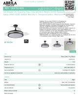 FABRILAMPVentilador Dc Esparta Plus 72w 6120lm Negro 107d 3aspas Desp.3000-4000-6000k Remoto+ Temporizador+ Memoria Incluye mando a distancia y dos tijas de 10 y 25 centímetro Productos originales calidad de confianza - details 2