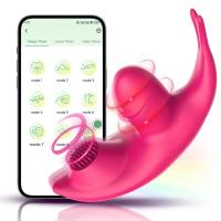 Vibrador Inalámbrico Control APP Licking Para Mujeres Con Masajeador De Clítoris Estimulador G Spot Vaginal Silicón Adult Toy 18+ - details 9