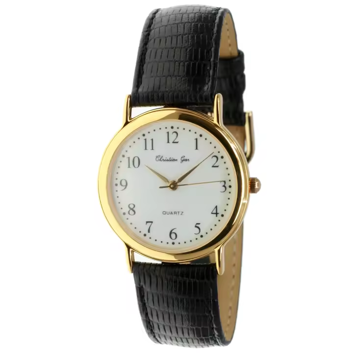 Christian Gar Cg-18167-1 Classic Reloj Para Para Mujer Color Negro - 1