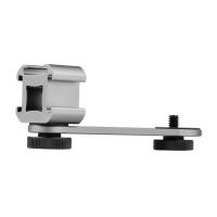 Andoer Soporte De Enchufe Frío Con Barra De Extensión Triplata 1/4 Pulgada Y 3/8 Pulgada Para Estabilizador De Gimbal Trípode Luz De Flash Cámara - details 5